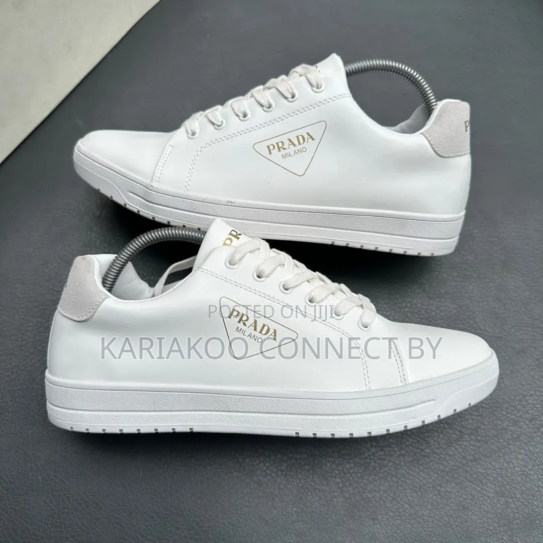Premium Unisex Prada Triangle Logo Sneakers