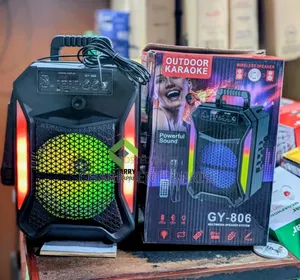 GY Rechargeable Speaker Ya KUCHAJI Yenye Microphone Mic