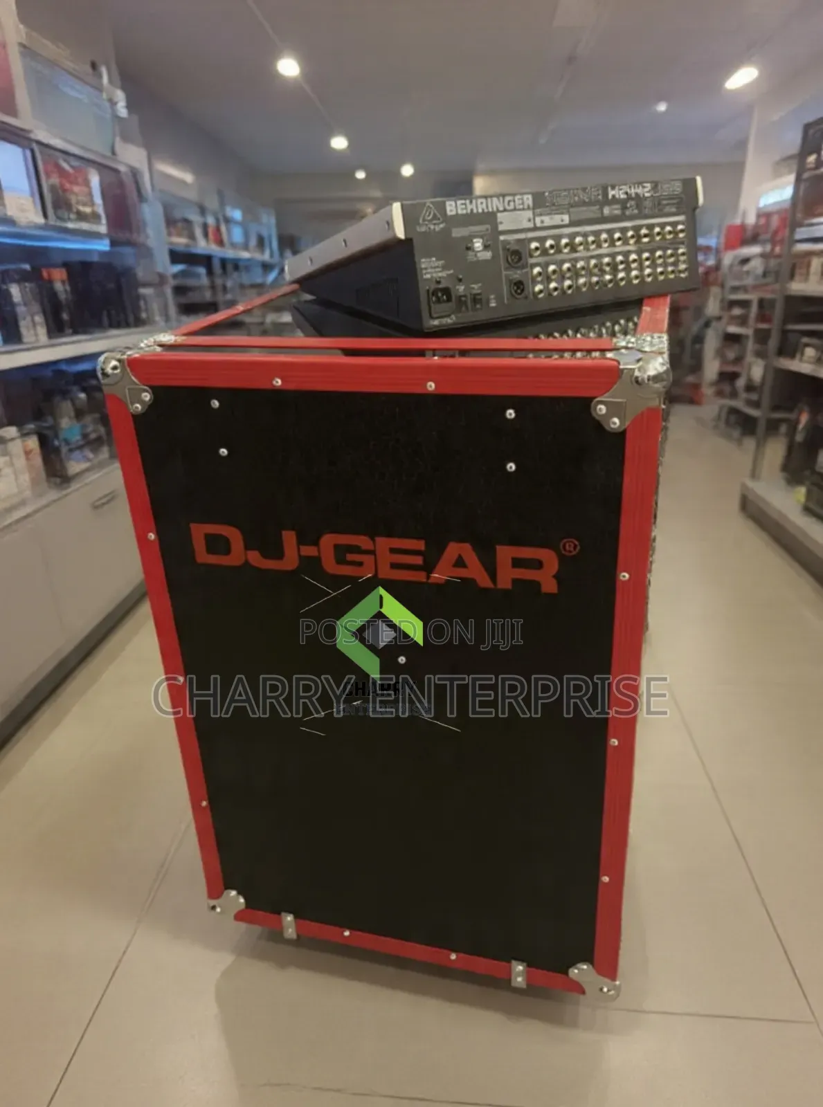 DJ Gear Flight Case Music Rack Box 14U Heavy Duty Linda Vifaa Vyako