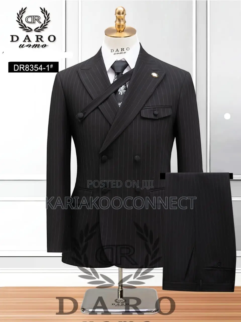 DARO Double-Breasted Pinstripe Suits