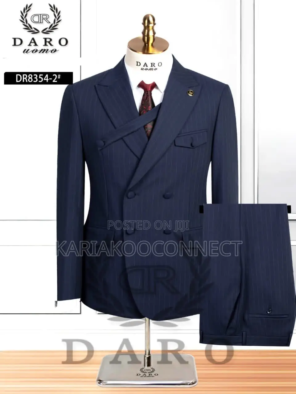 DARO Double-Breasted Pinstripe Suits