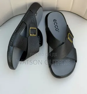 Open Shoes or Men's Leather Sandals Au Sendo Ecco Brand 2 Colours