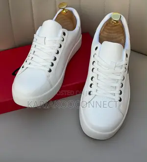 Polo White Leather Sneakers