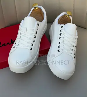 Polo White Leather Sneakers