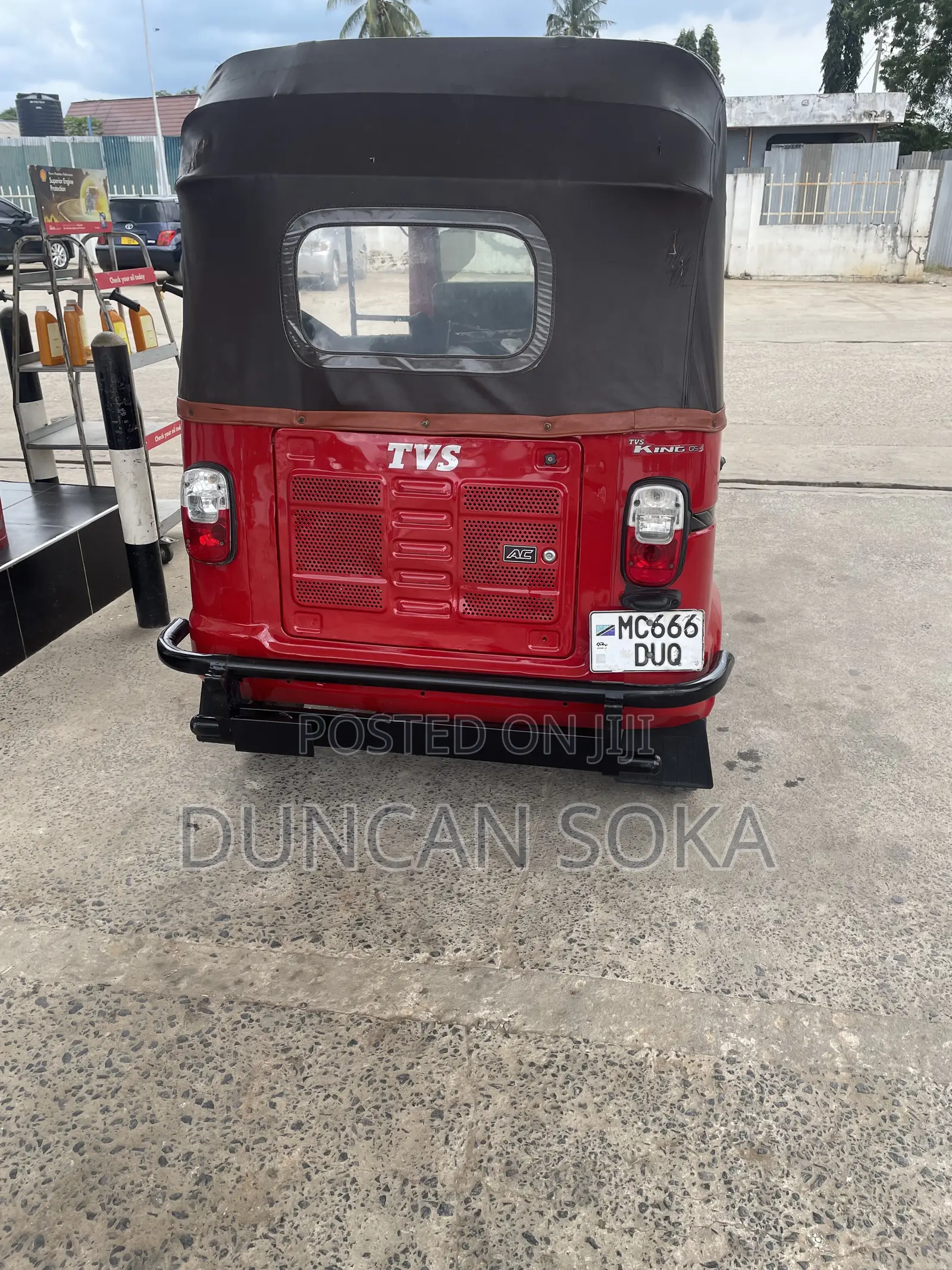 TVS King Deluxe Plus iTouch Start 2025 Red