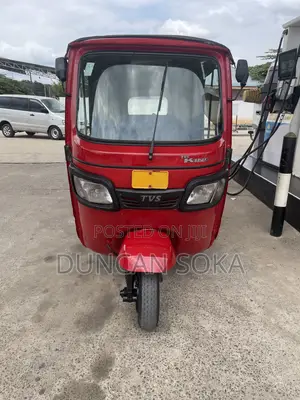 TVS King Deluxe Plus iTouch Start 2025 Red