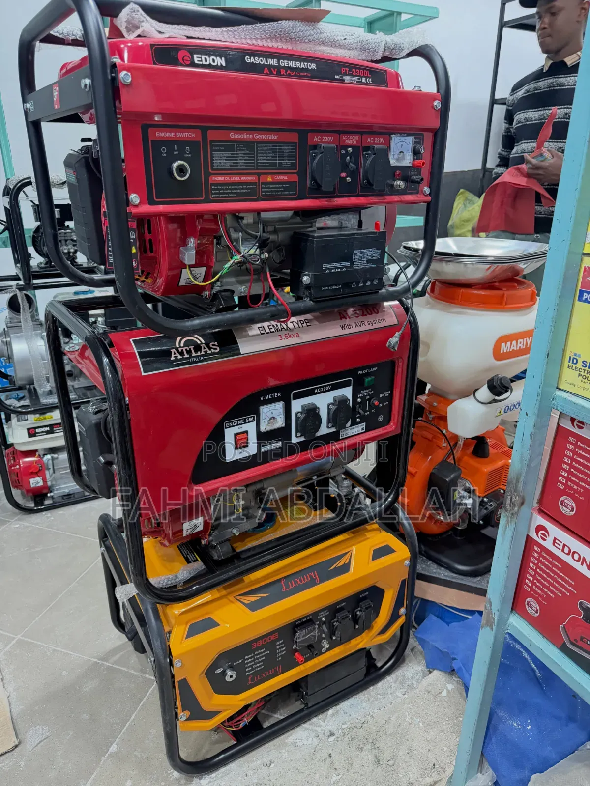 Edon 3.2kVA Manual Start Generator