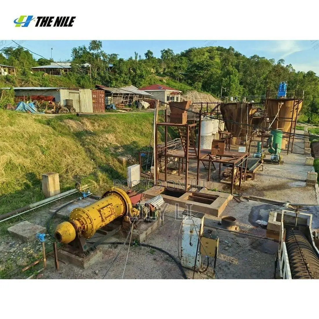 CIL Gold Ore Processing Line Leaching Tanks Carbon Adsorption System