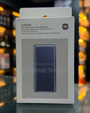 Xiaomi Ultra Slim Power Bank 5000mAh, Lightweight, Portable Charger