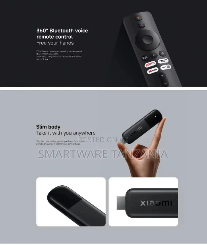 Xiaomi TV Stick HD 2nd Gen With Google TV, Quad-Core Processor, HDMI