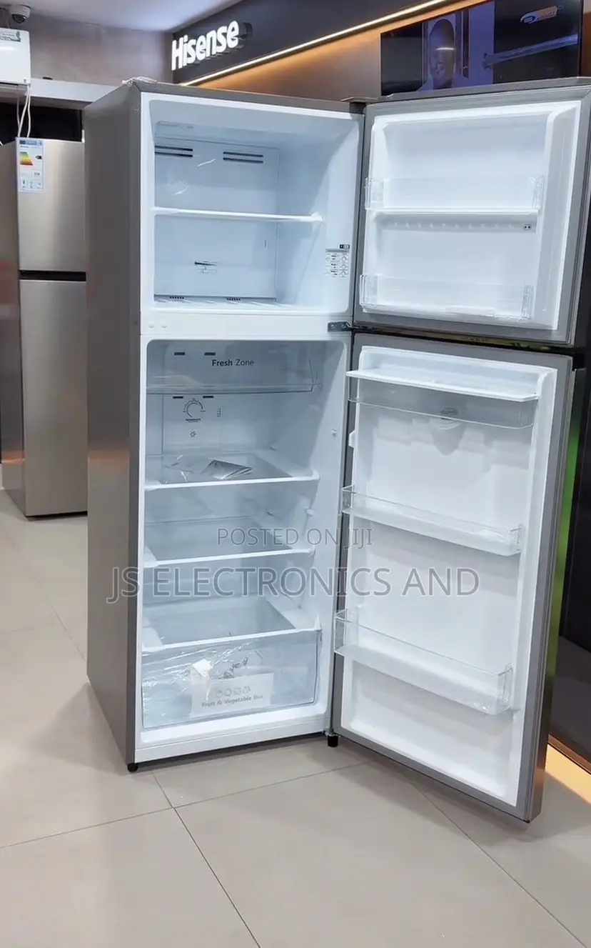 Hisense Refrigerator 325L Double Door Top Freezer Inveter Technology