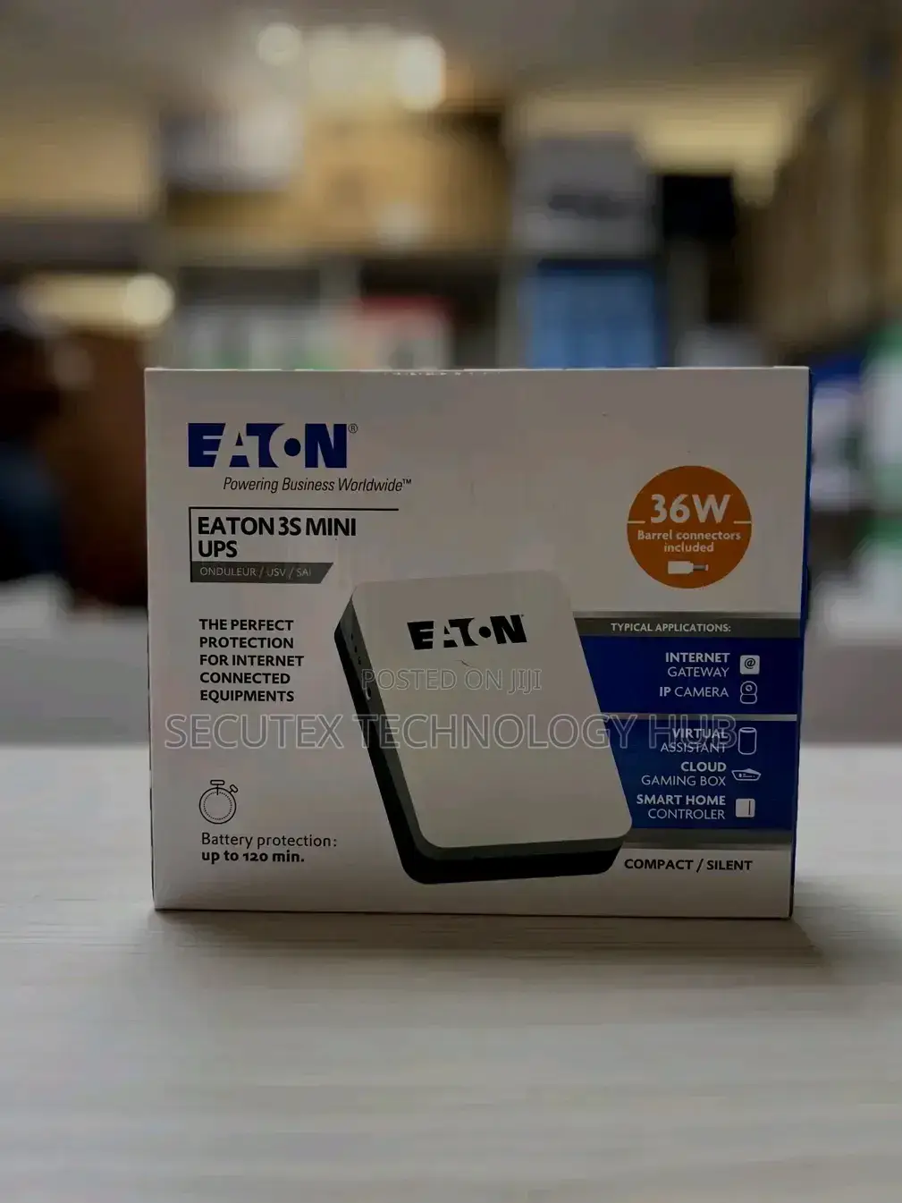 Eaton 3S Mini 36W DC UPS – 4 Ports | Up to 120 Min Backup