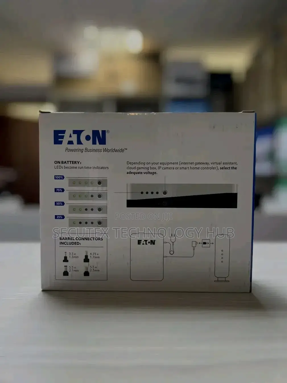 Eaton 3S Mini 36W DC UPS – 4 Ports | Up to 120 Min Backup