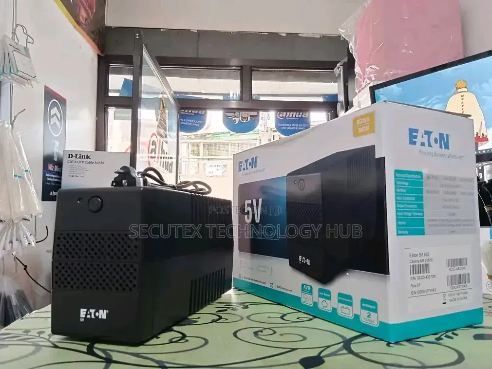 Eaton 650VA Single-Phase UPS