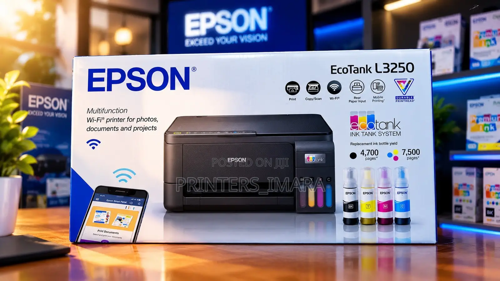  Epson Ecotank L3350 — Print More. Spend Less. 