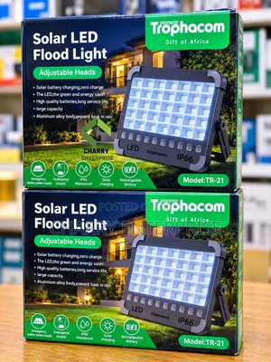 Trophacom Tr 21 Rechargeable Solar Led Flood Light Water Proof