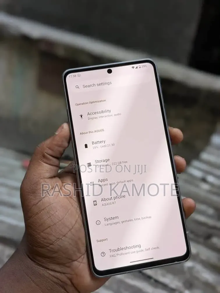 Sharp Aquos R7 256 GB Silver