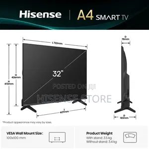 Hisense 32" Smart Hd Led TV