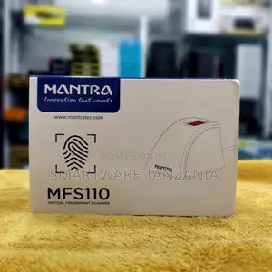 Mantra MFS110 Optical Fingerprint Scanner, USB Connection