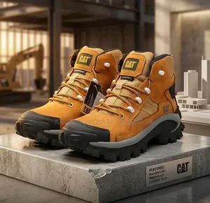 Waterproof Work Boot Honey Brown