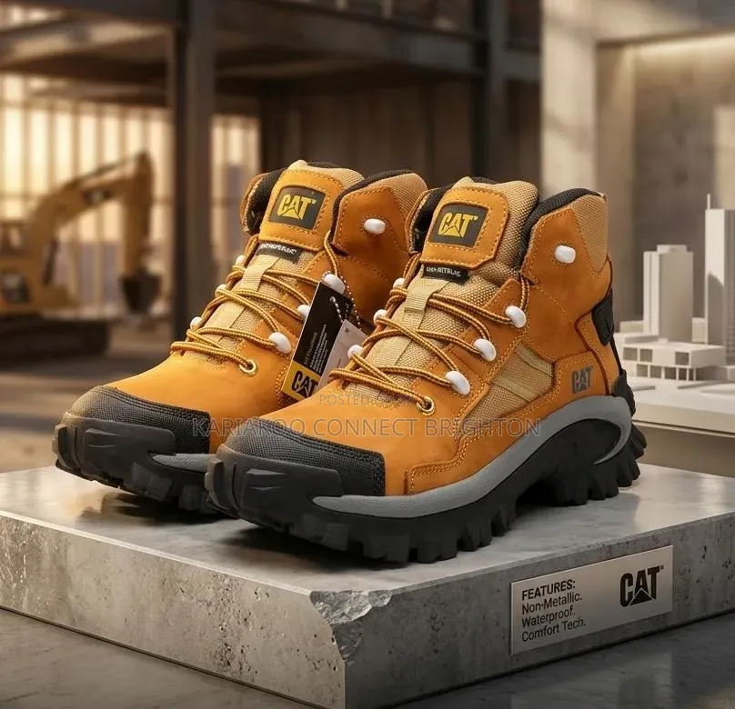 Waterproof Work Boot Honey Brown