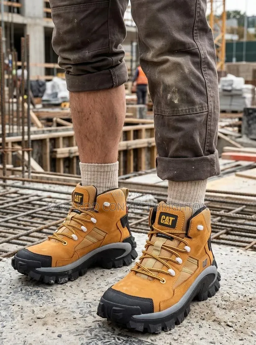 Waterproof Work Boot Honey Brown