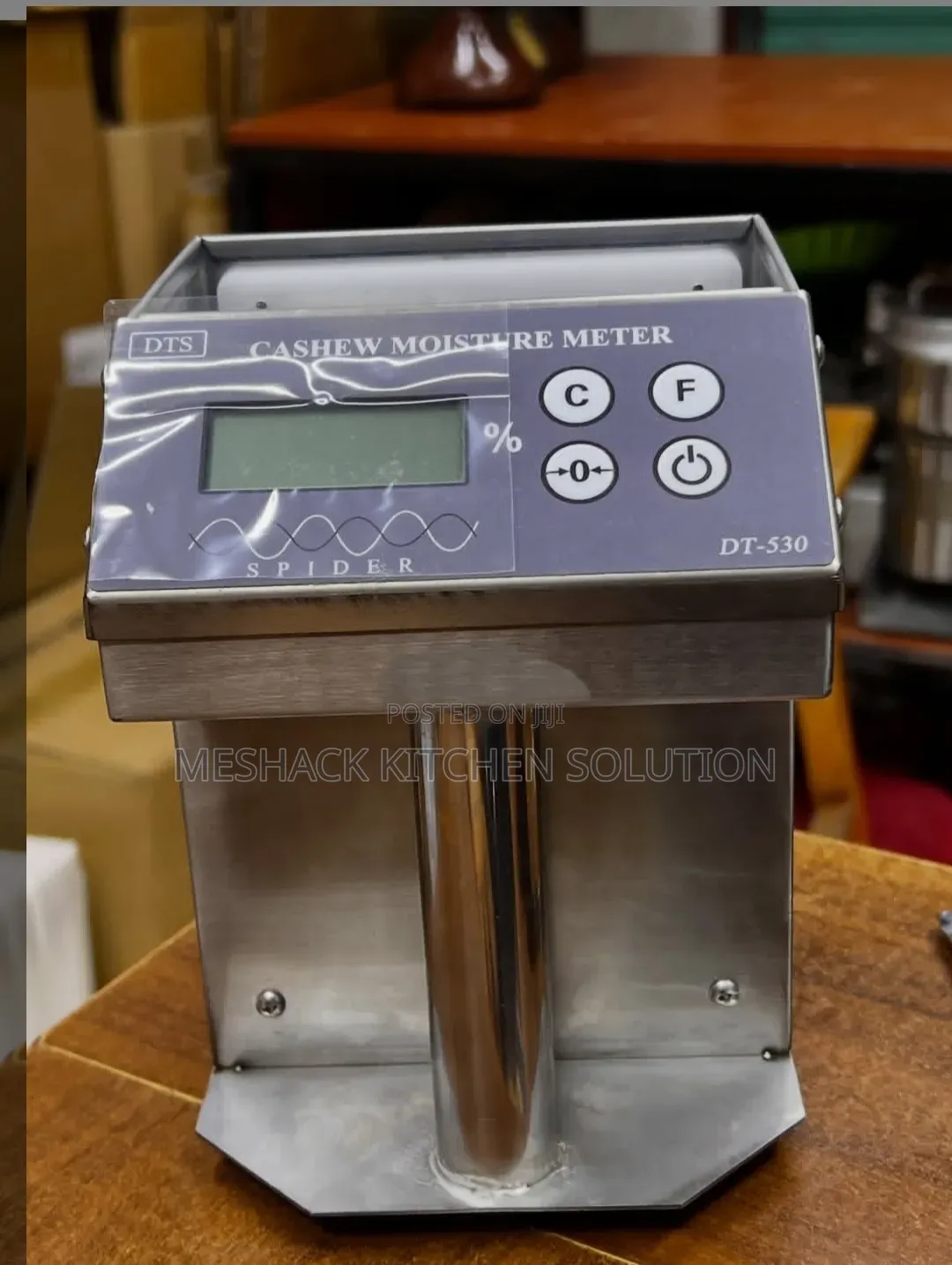 Cashew Moisture Meter. (Mashine Yakupimia Unyevu Wa Korosho).