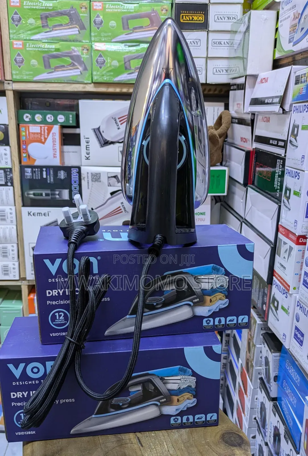 Von Dry Iron (Model VSID12BSK)
