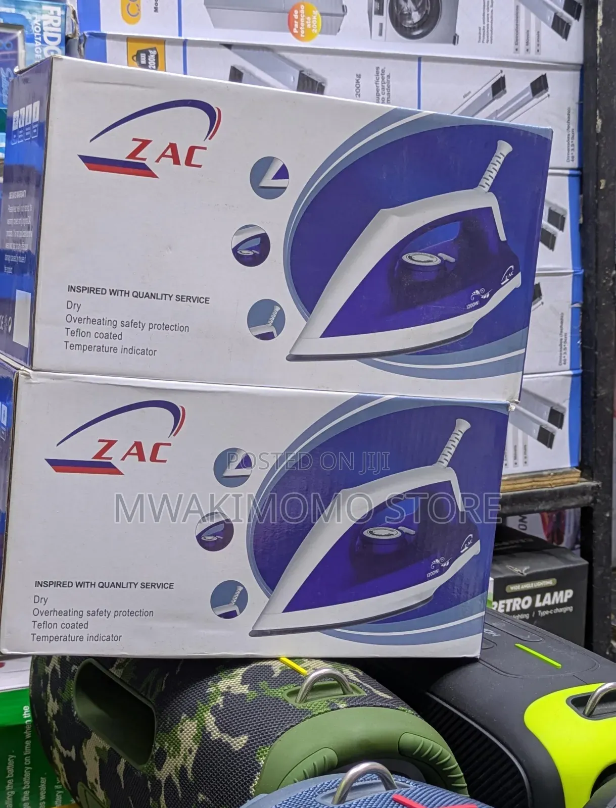 ZAC 1200W Dry Irons
