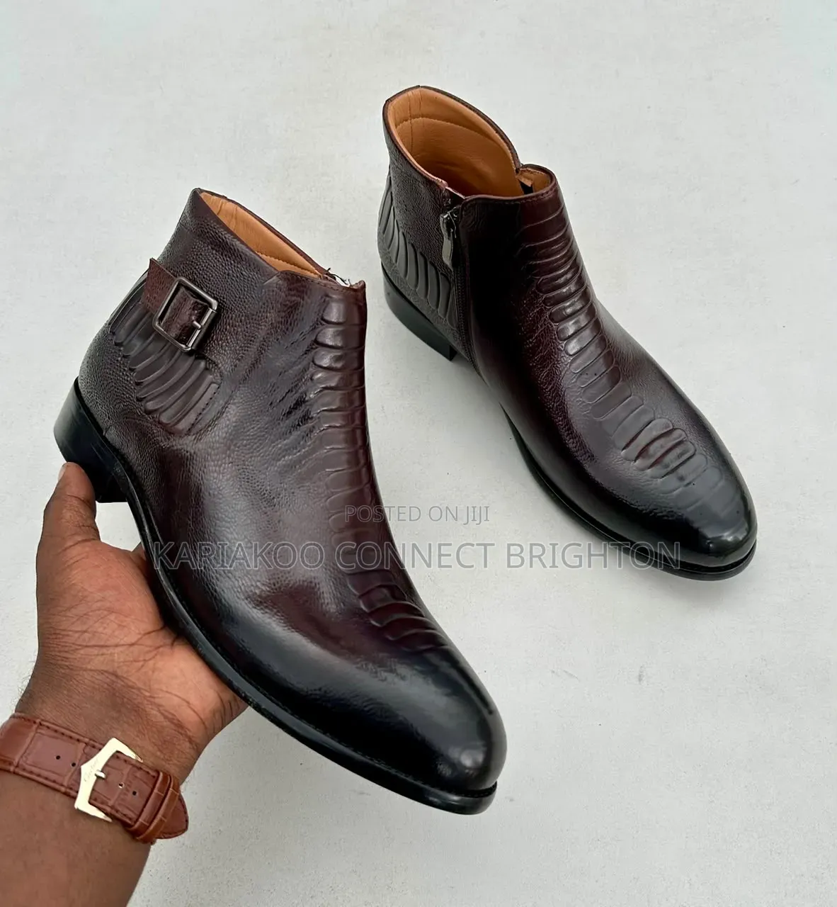 Chelsea Buclkel Ankle Boot