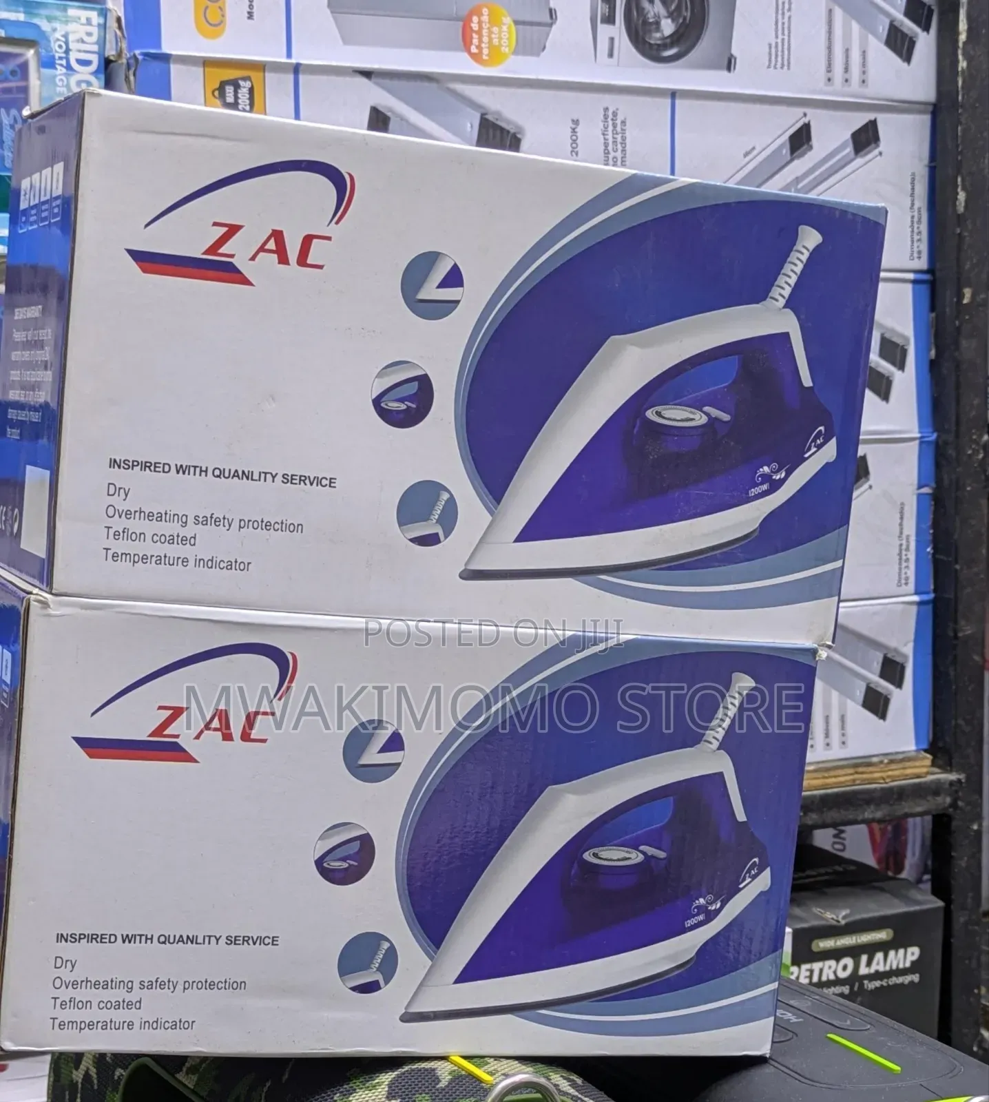 ZAC 1200W Dry Irons