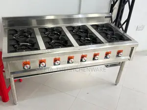 Gas Work Range Cooker - 8 Burners
