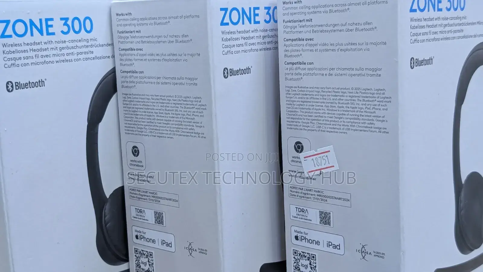 Logitech Zone 300 Wireless Bluetooth Headset