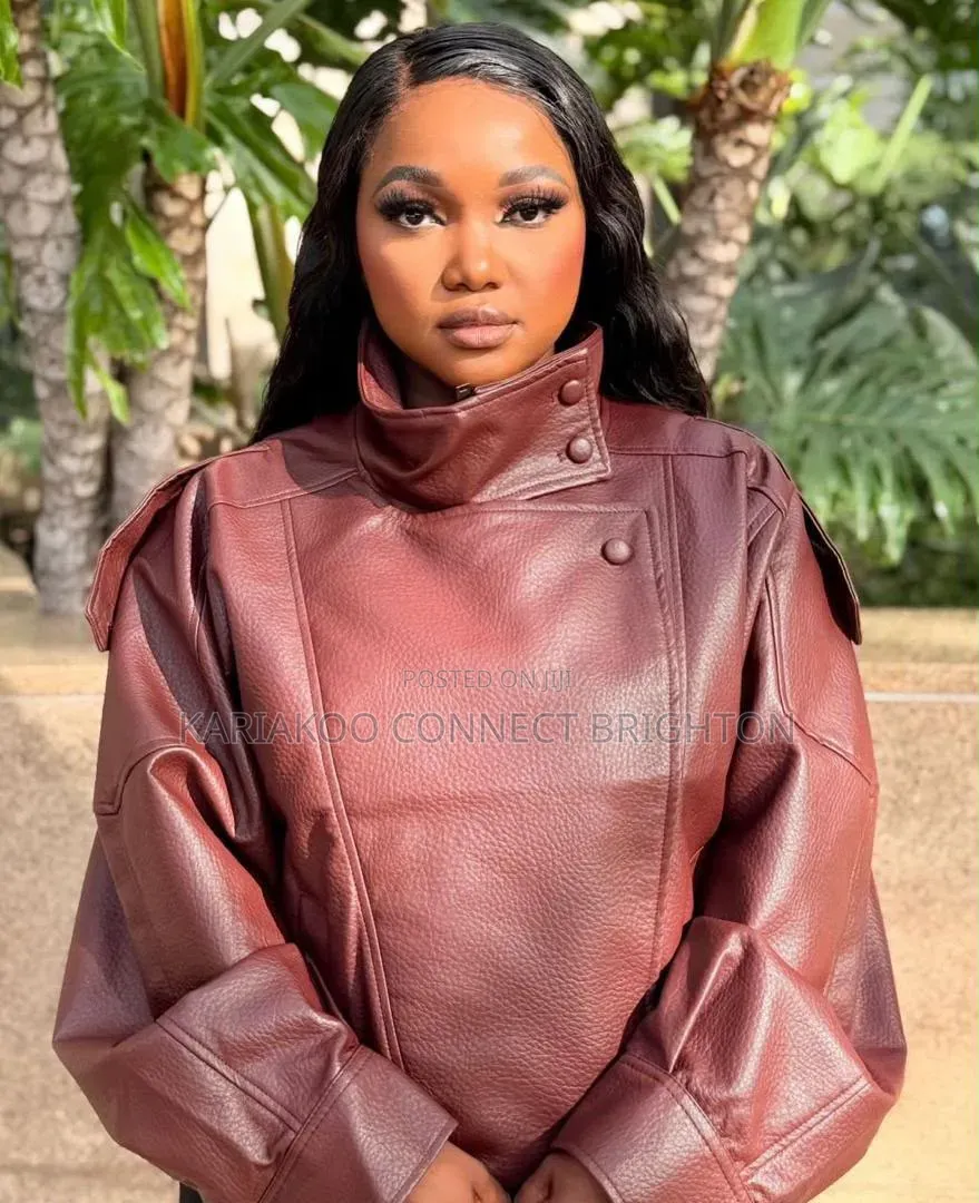 Burgundy Oversided Jacket