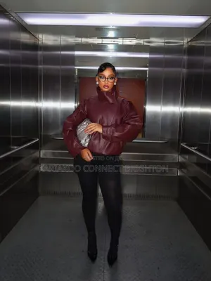 Burgundy Oversided Jacket
