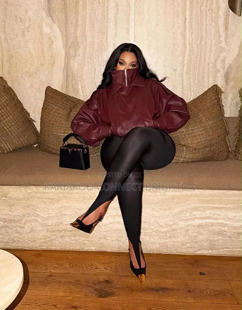 Burgundy Oversided Jacket