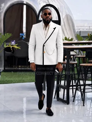 Asymmetric Tuxedo Blazer + Smart Casual