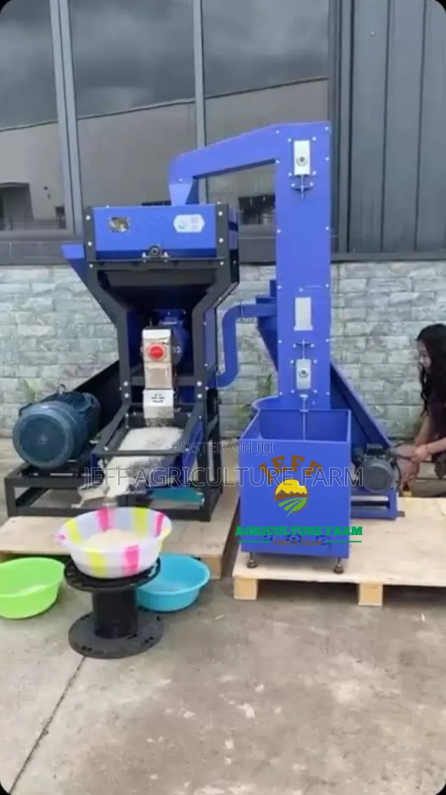 Rice Mill 900kg Super Three Phase