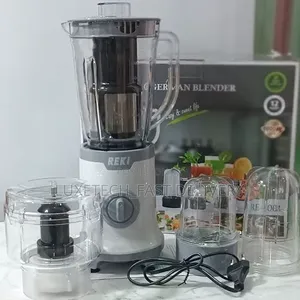 REKI German Blender RE-1008 – 4-in-1 1000W With Dry Grinder Mill Jars