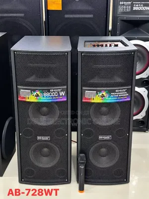 ABORDER NEW SpeakInakuja Na Mic Wireless
AC/Dc
8”Inch Juu Na Chini