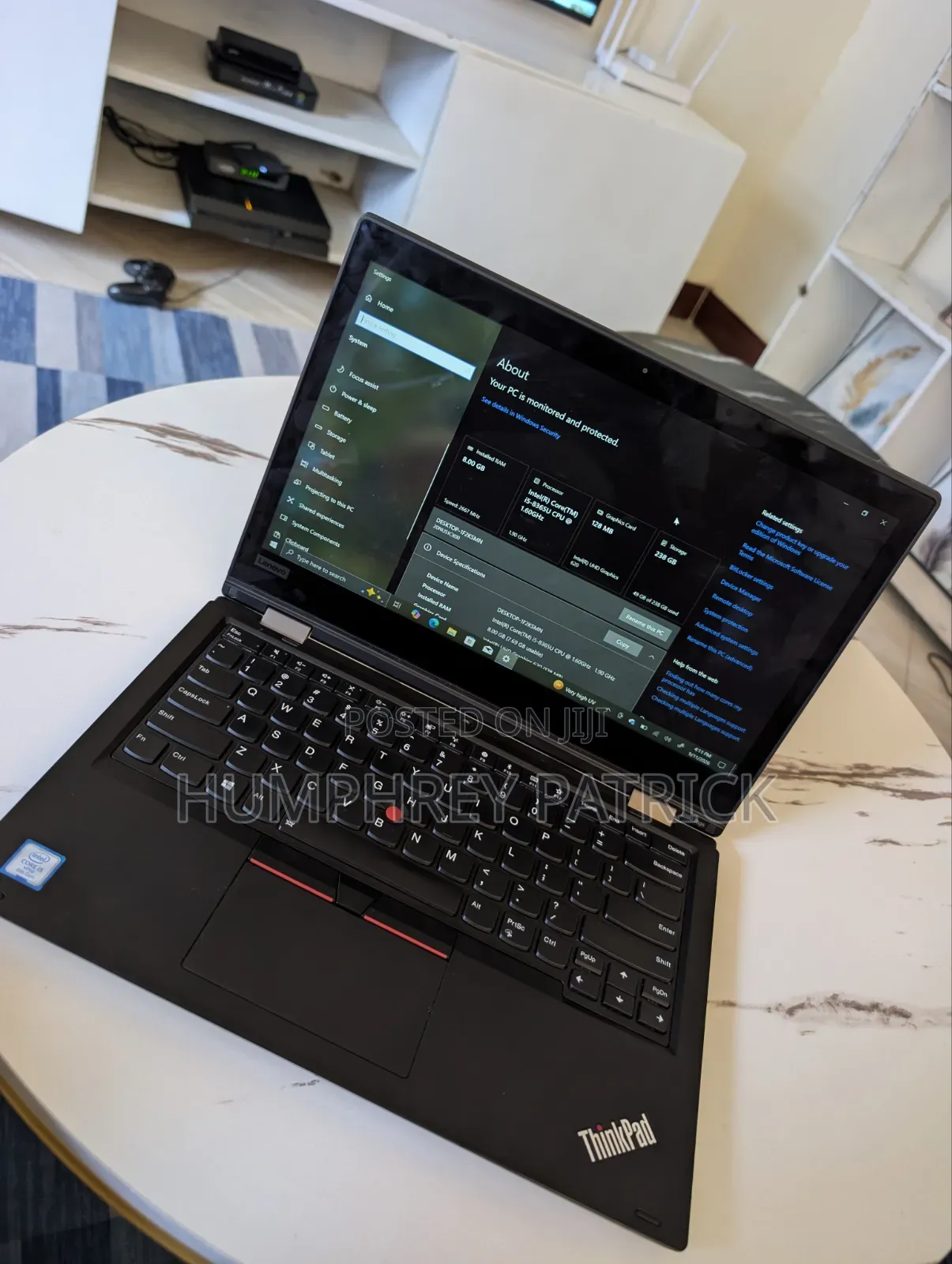 Laptop Lenovo 8GB Intel Core i5 SSD 256GB