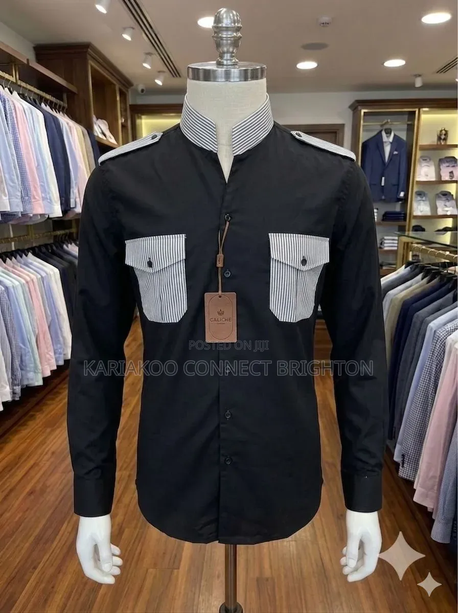 Mandarin Collar Shirt
