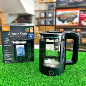 RAF Electric Kettle 2.0L Glass Body With 3000W Power and LED Indicator