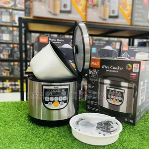 RAF Electric Rice Cooker 5.0L Capacity 900W Power, Non-Stick Inner Pot