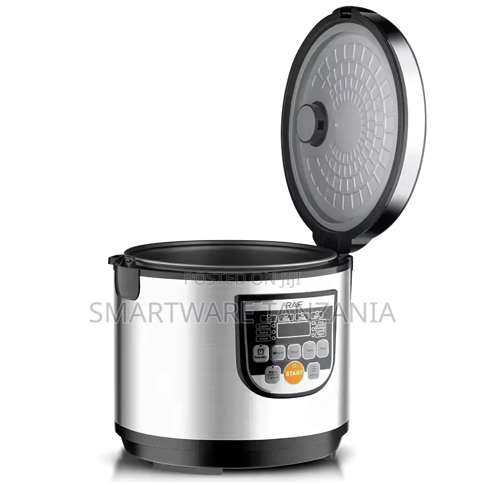 RAF Electric Rice Cooker 5.0L Capacity 900W Power, Non-Stick Inner Pot