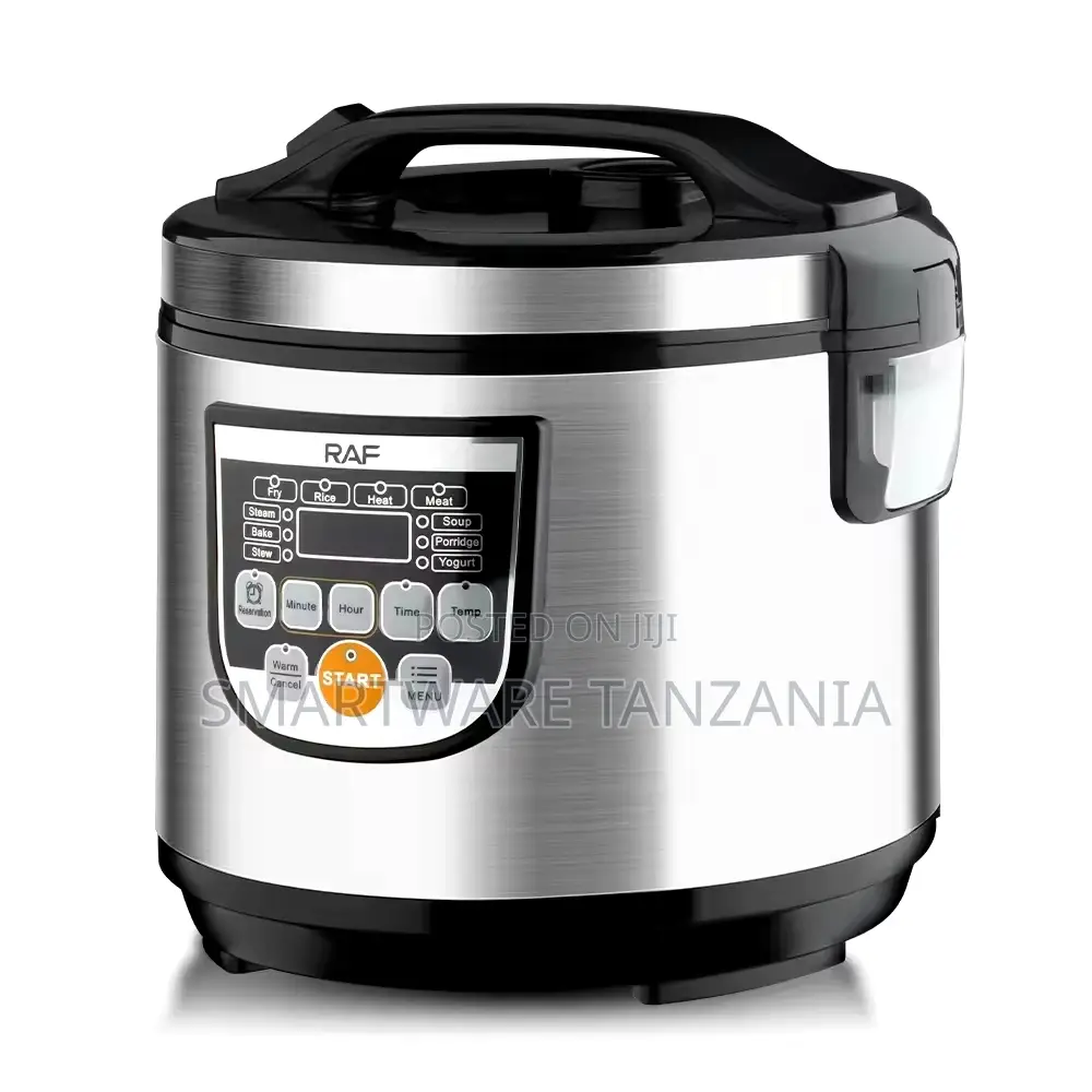 RAF Rice Cooker 5.0L Capacity, 900W Power, Measuring Cup and Spoon