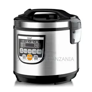 RAF Rice Cooker 5.0L Capacity, 900W Power, Measuring Cup and Spoon