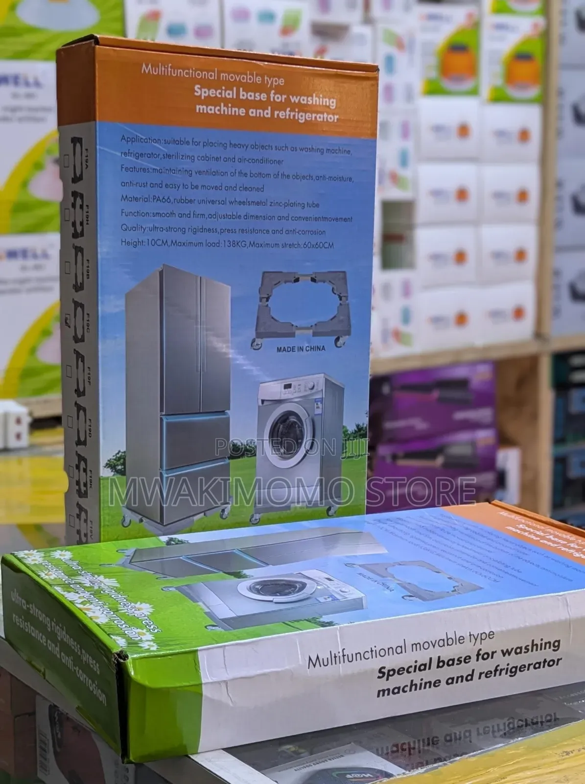 Multifunctional Movable Base Stand,size 60cm X 60cm Maximum Load 138kg