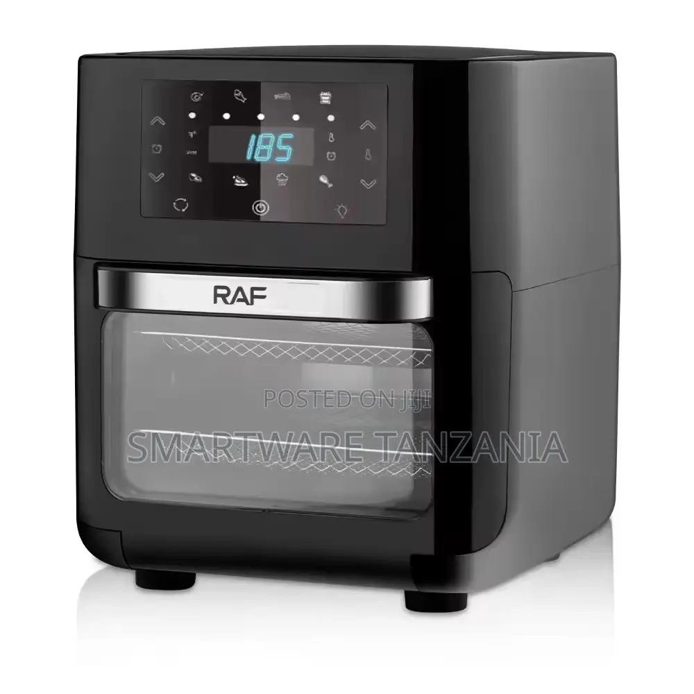 RAF 12L Air Fryer With 1700W Power, 360° Air Circulation, Black