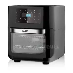 RAF 12L Air Fryer With 1700W Power, 360° Air Circulation, Black